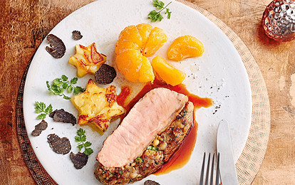 Свинина с мандаринами