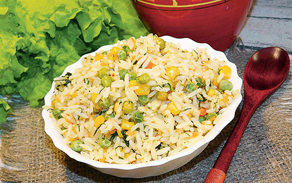 Рис с овощами на гарнир