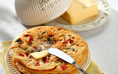 Продолжаем масленицу: рецепт блинов с припеком