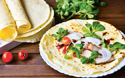 Тонкая бездрожжевая лепешка