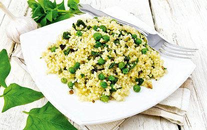 Ужин в стиле ЗОЖ: рецепт кускуса с горошком