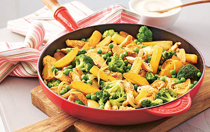 Рагу из индейки с овощами