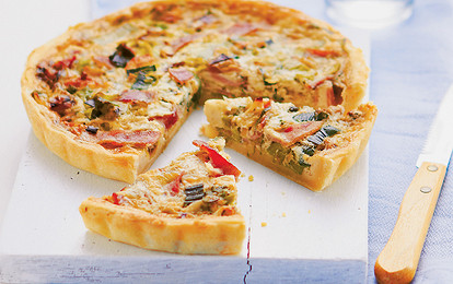 Открытый пирог с сыром