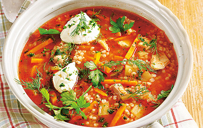 Суп с перловой крупой