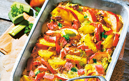 Запеканка с яблоками