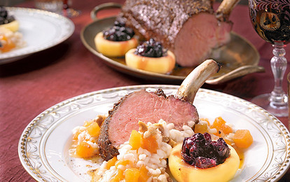 Каре ягненка с гарниром