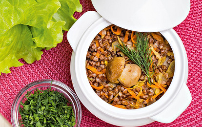 Гречневая каша с грибами