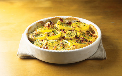 Русский ужин: рецепт картофеля в сливках