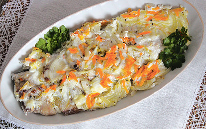 Скумбрия в молоке со специями 