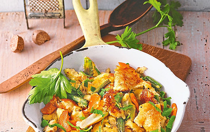 Быстрый и полезный завтрак: рецепт омлета с овощами 