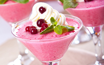 Клюквенный мусс