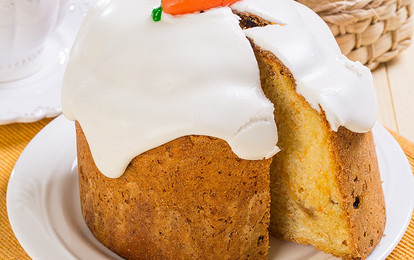 Морковный кулич