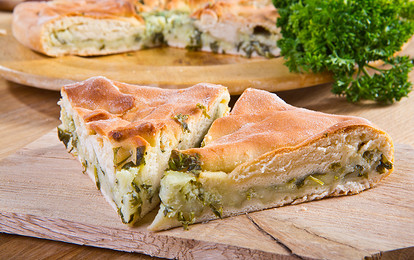 Осетинский пирог с сулугуни