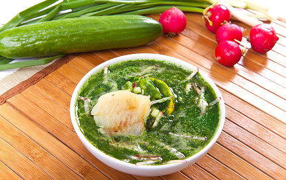 Ботвинья: холодный суп