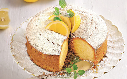 Ароматный лимонный кекс