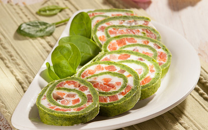 Рулет из шпината