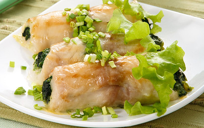 Жареные рыбные рулетики