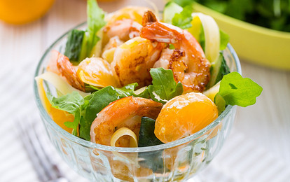 Салат с мандаринами