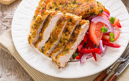 Шницели из филе индейки