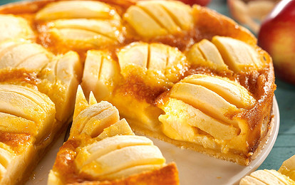 Эльзасский тарт с молотым миндалем