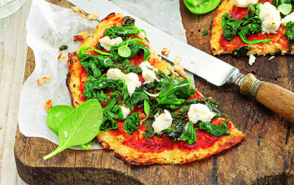 Не сорваться с диеты: рецепт пиццы на на лепешке из цветной капусты