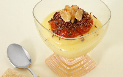 Рецепт от шефа: баварский крем с томатным джемом