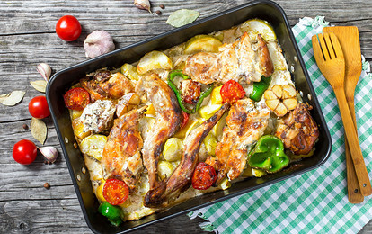 Диетический ужин: рецепт тушеного кролика с овощами 