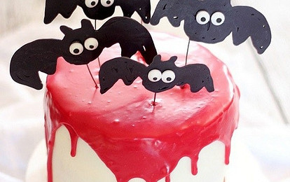 Торт «Вампир» на Хэллоуин