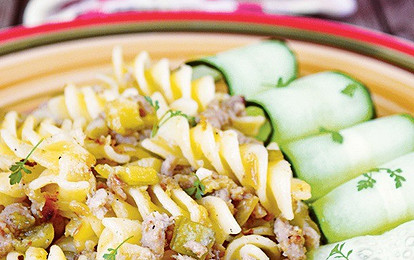 Паста с кабачками