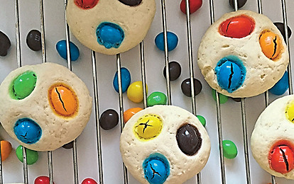 Печенье с конфетами