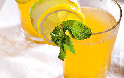 Яблочно-имбирный лимонад