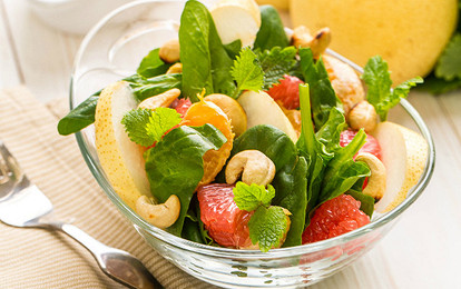 Салат с мандаринами