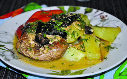 Медальоны с грибами