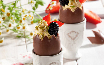 Пасхальные шоколадные яйца