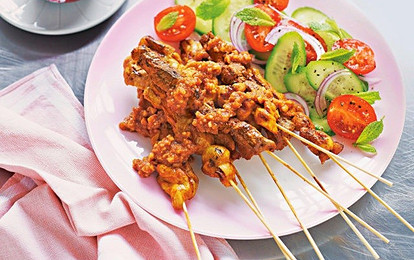 Шашлычок с арахисом