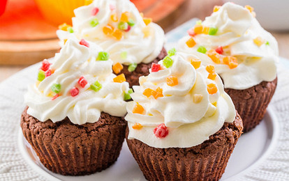 Шоколадные капкейки