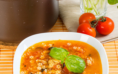 Острый томатный суп по-итальянски