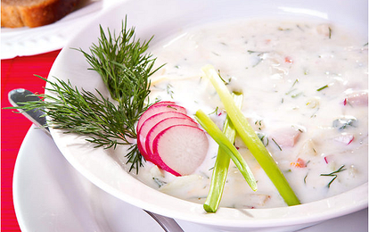 Белая окрошка