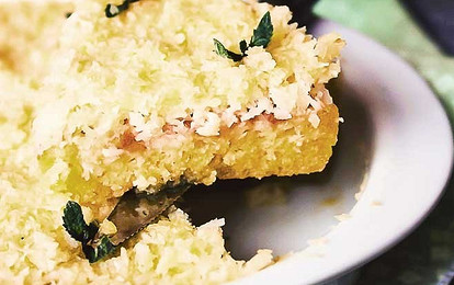 Яблочно-кокосовый пирог