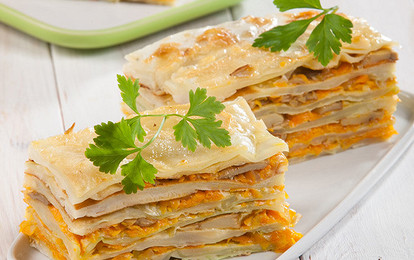 Слоеная запеканка