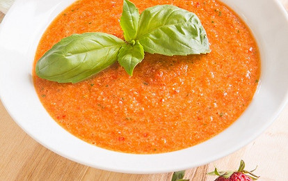 Томатно-клубничный гаспачо