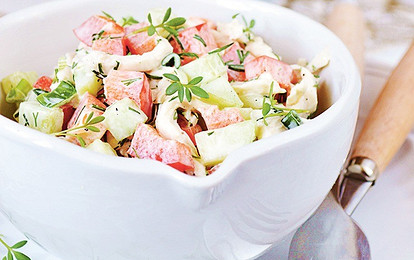 Салат с курицей