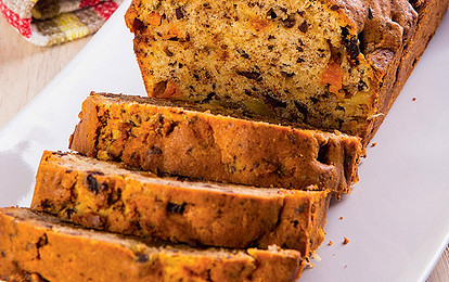 Кекс с ананасом и тыквой