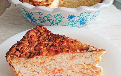 Морковно-творожная запеканка