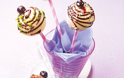 Кейк-попсы с черникой