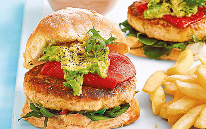 Бургеры с авокадо (фото)