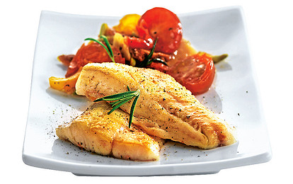 Филе рыбы с маринадом из киви (фото)