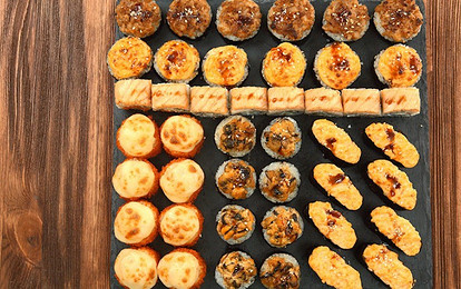 Роллы с картофелем