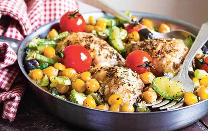 Курица с нутом