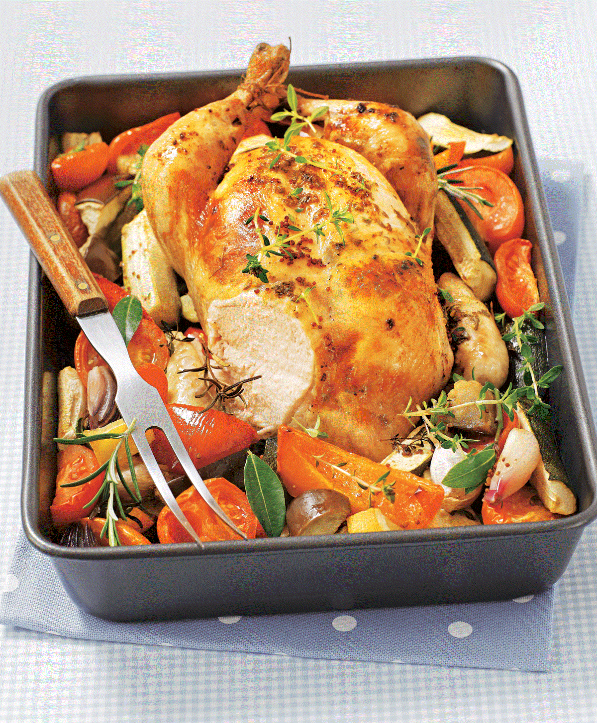 Цыпленок с рататуем